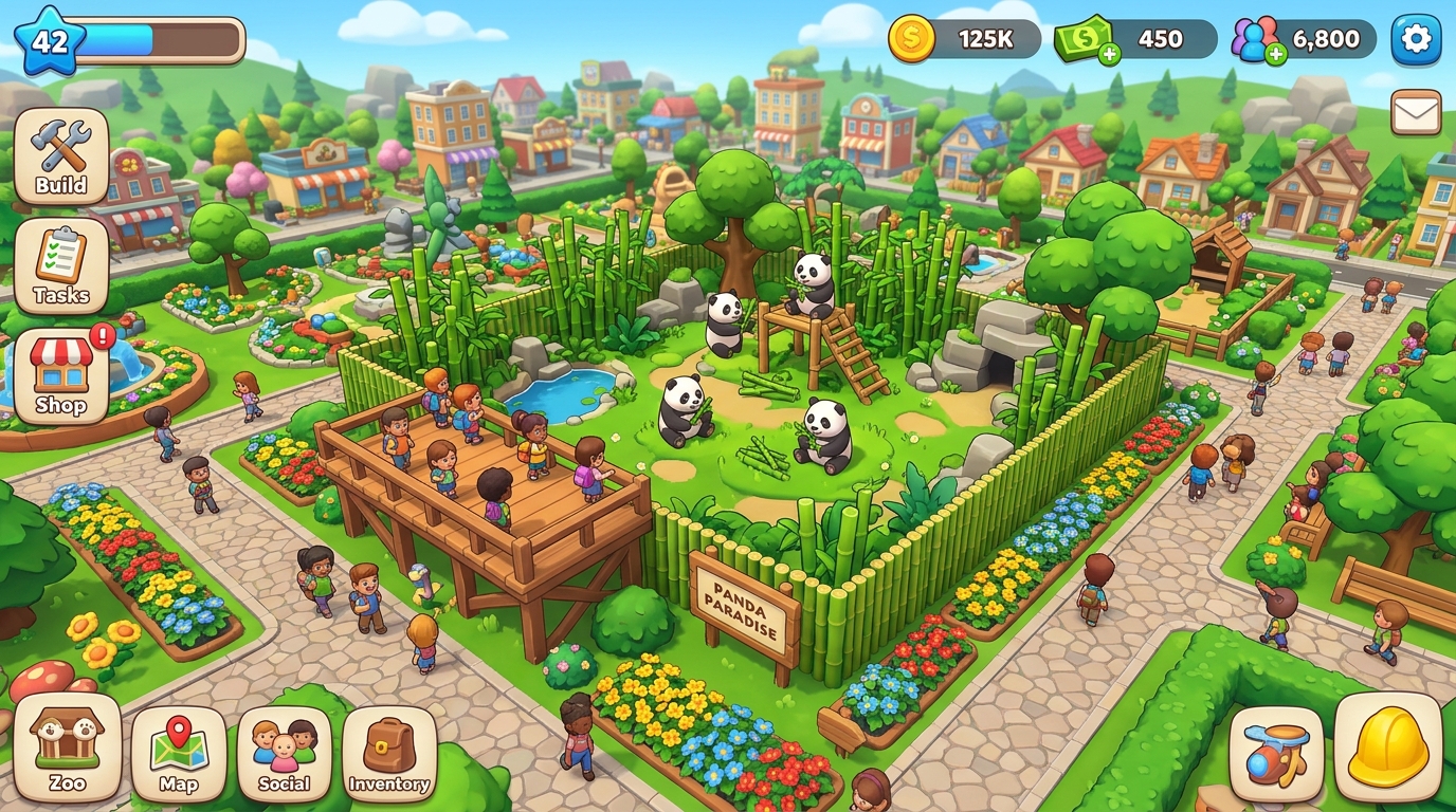 สวนสัตว์จัดแสดงและสัตว์ป่าแสนสุขใน Township